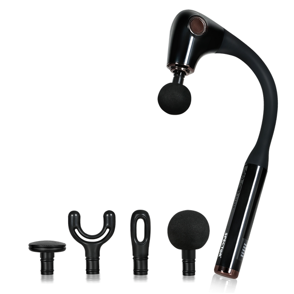 Spector Extended Handle Massage Gun Black Massagers