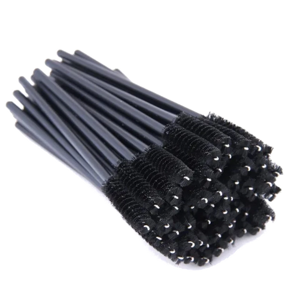50 Pcs Eyelash Makeup Disposable Mascara Wands Applicator Brushes