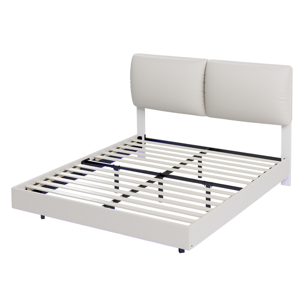 Levede Queen Floating Bed Frame Queen Bed Frames