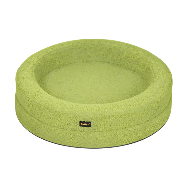 Pawz Pet Orthopedic Calming Bed Memory Foam Dog Sofa Green Pet Beds