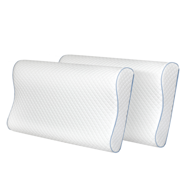 Dreamz Memory Pillow Supprt Shoulder Foamwhite Pillowcase Pillows