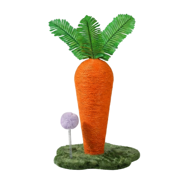 Pawz Cat Scratching Post Cute Carrot 34Cm X 30Cm 57Cm Furniture & Scratchers