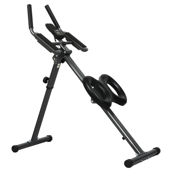 Centra Foldable Adjustment Ab Machine Black Abdominal Machines