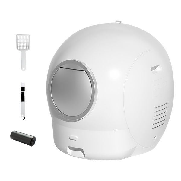 Pawz Self Cleaning Box Large Enclosed Toilet Cat Litter