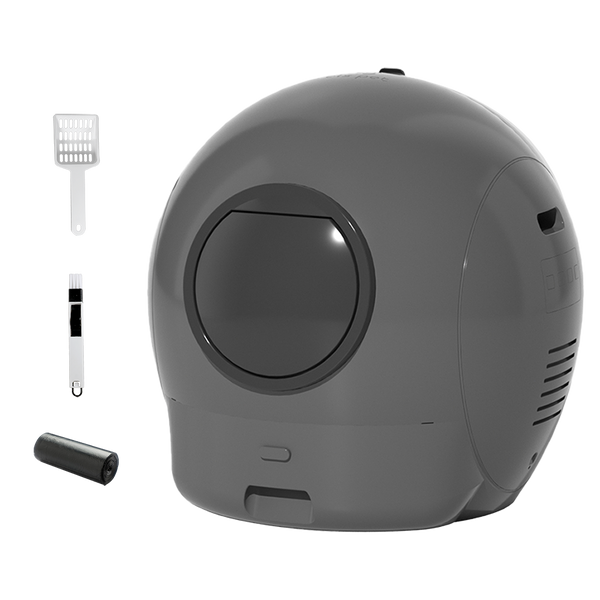 Pawz Automatic Box Large Self Cleaning Grey Cat Litter