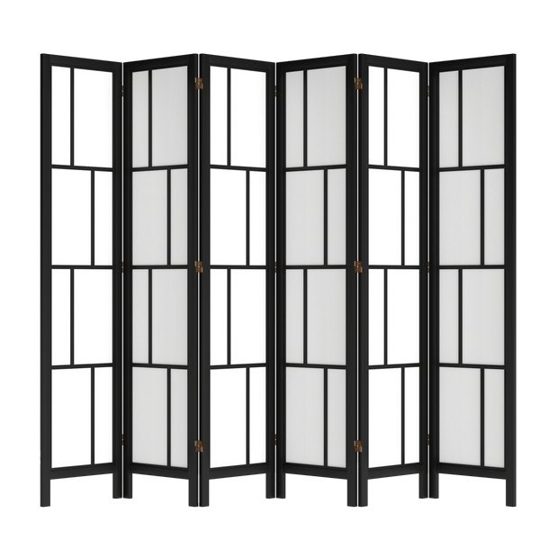 Levede 6 Panel Room Divider 170Cm Freestanding Screen Screens & Room Dividers