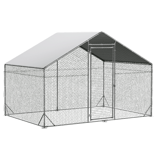 Pawz 200X300x194cm Large Metal Walk In Chicken Coop Cage Small Animal Cages & Hutches