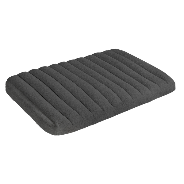 Pawz L Size Orthopedic Dog Bed With Sherpa Plush Removable Cover In Grey Pet Beds
