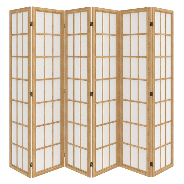 Levede 6 Panel Room Divider 170Cm Freestanding Screen Screens & Room Dividers