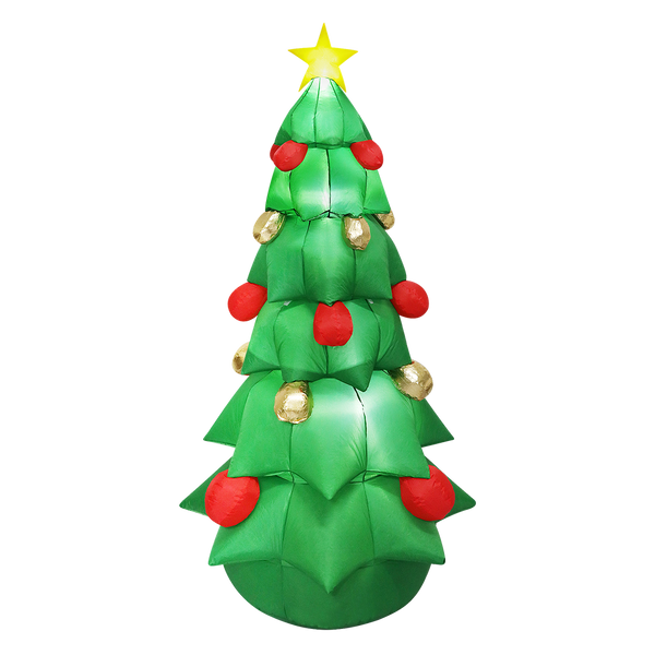 Santaco 2.5M Inflatable Christmas With Led Lights Seasonal Decorations