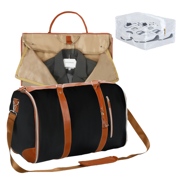 Slimbridge 2 In 1 Hanging Suit Black Garment Bags