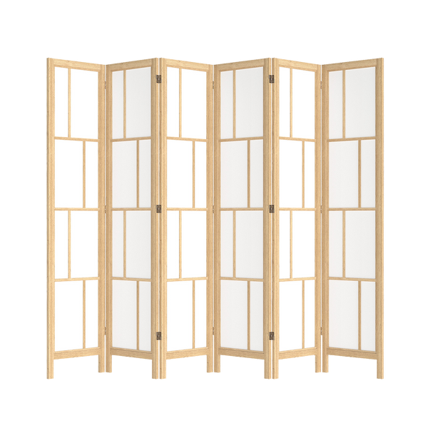 Levede 6 Panel Room Divider 170Cm Freestanding Screen Screens & Room Dividers
