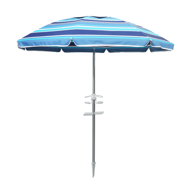 Mountview 2.2M Outdoor Sand Blue Beach Umbrellas