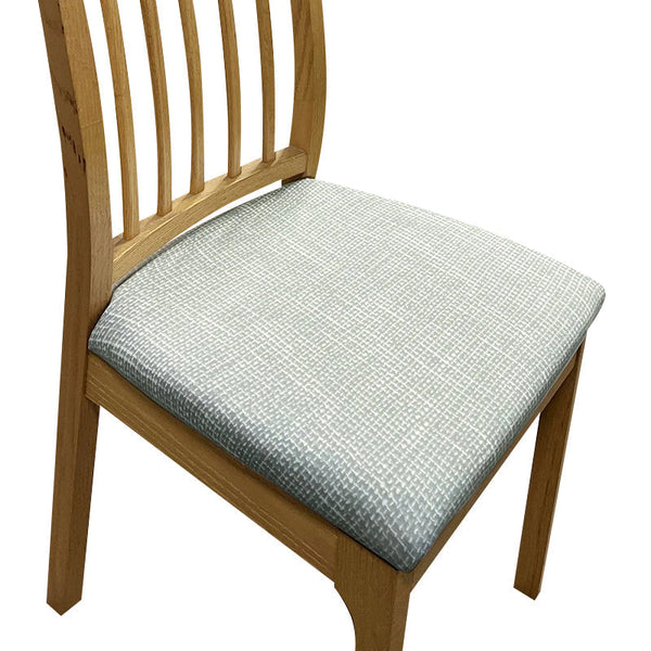 Dark Grey Corn Kennel Pattern Stretch Chair Cover For Dining Kitchen Slipcovers