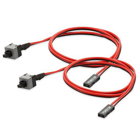 50Cm 2 Pin Sw Pc Power Cable Onoff Push Button Computer Switch Wire