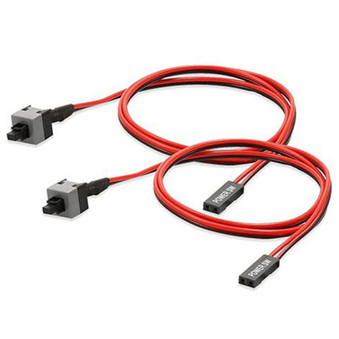50Cm 2 Pin Sw Pc Power Cable Onoff Push Button Computer Switch Wire Power Cables & Connectors