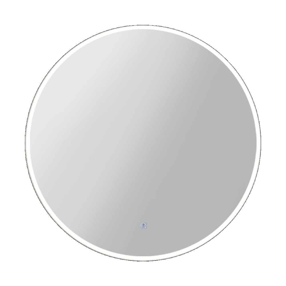 50Cm Led Wall Mirror Bathroom Light Decor Round Mirrors