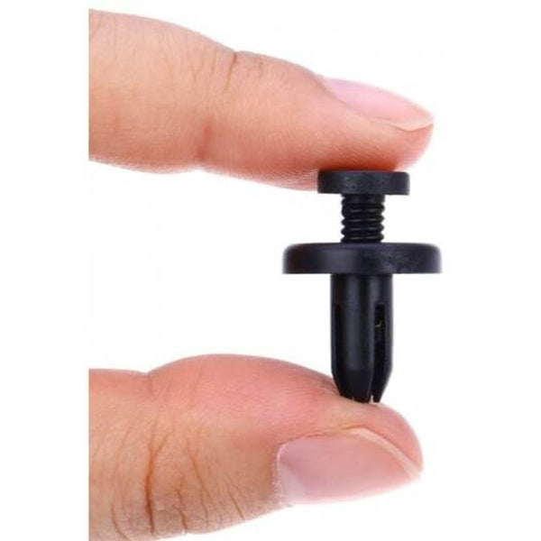 50Pcs 1703 7Mm Car Plastic Fasterner Clips Black Mouldings Trim