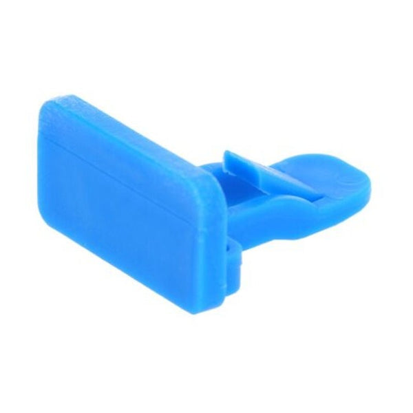 50Pcs Car Plastic Fasterner Clips Sapphire Blue Mouldings Trim