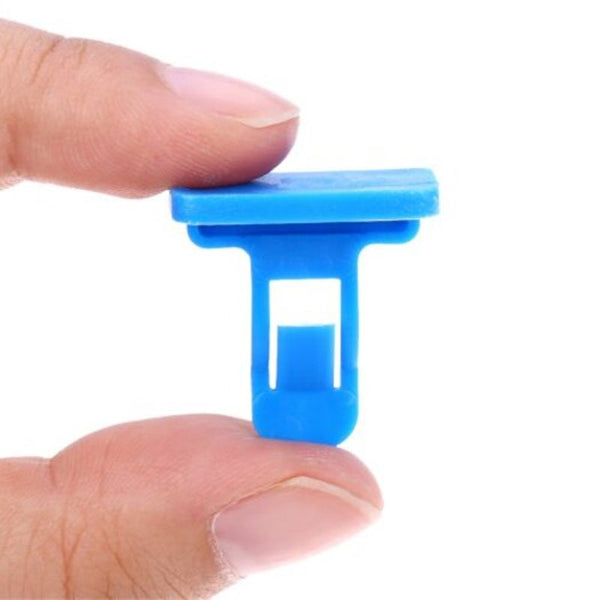 50Pcs Car Plastic Fasterner Clips Sapphire Blue Mouldings Trim