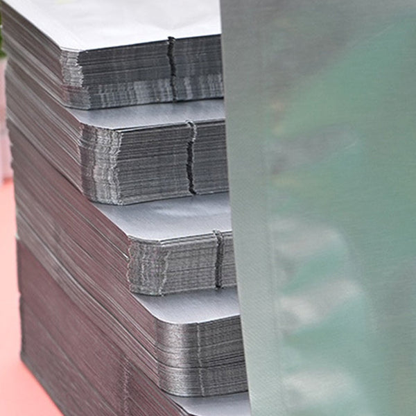 50 Pieces Foil Mylar Vacuum Sealer Bags Smell Proof Moisture Food Storage Vacuum Sealers