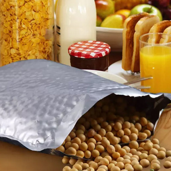 50 Pieces Foil Mylar Vacuum Sealer Bags Smell Proof Moisture Food Storage Vacuum Sealers