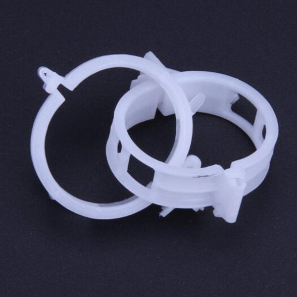 50Pcs Fruit Tree Plant Fixing Clip White Plant Ties & Supports
