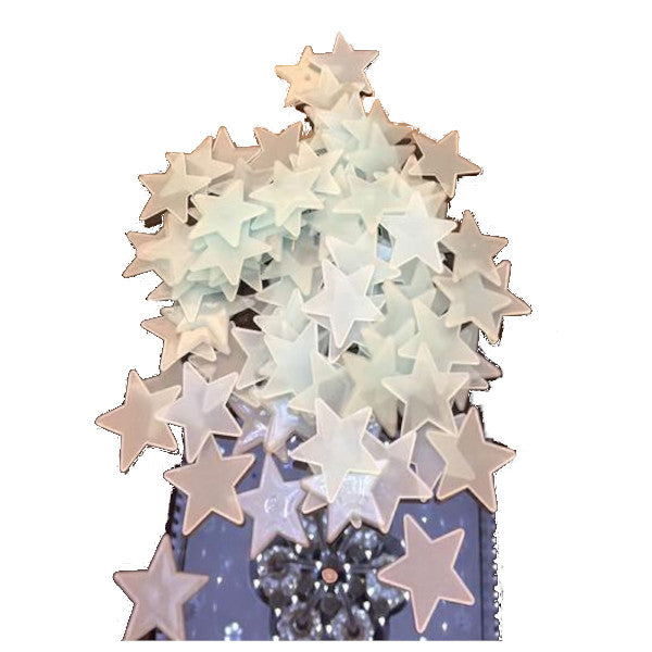 Wall Stickers 50Pcs 3D Stars Glow In The Dark Luminous Fluorescent Home Decor