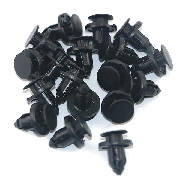 50Pcs 8Mm Auto Fasteners Rivets Clip Car Bumper Door Panel Fender Liner Retainer Bumpers