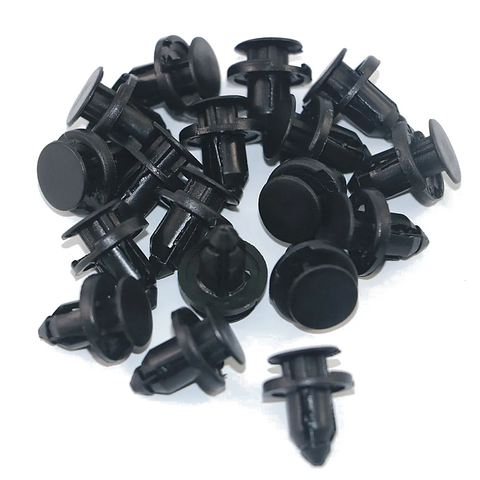 50Pcs 8Mm Auto Fasteners Rivets Clip Car Bumper Door Panel Fender Liner Retainer Bumpers