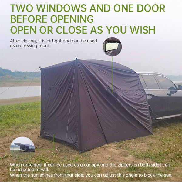 Large Multifunctional Outdoor Zipper For Camping Water Repellent Rainproof Sunscreen Multiple People Tents