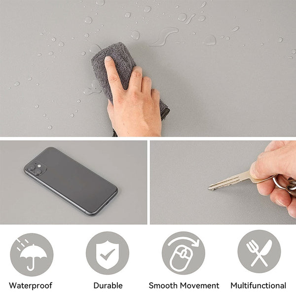 Large Size Desk Protector Mat Pu Leather Waterproof Office Accessories Desk Mats