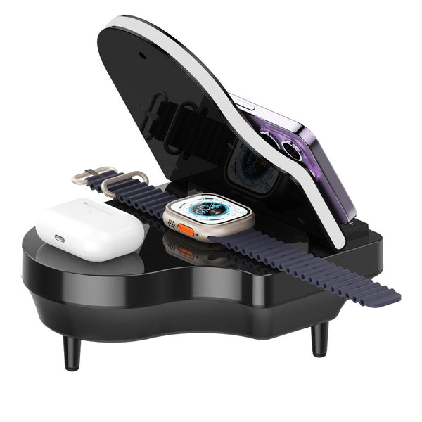 Multi Function Bluetooth Speaker Wireless Charger Mobile Phone Holder Audio Dock Audio Docks & Mini Speakers