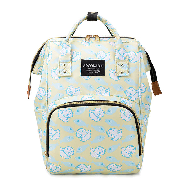 Cute Colourful Multifunctional Backpack Nappy Bag Nappy Bags