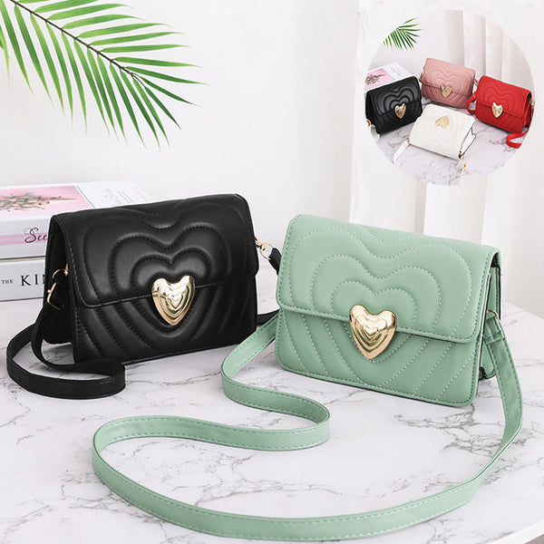 Elegant Heart Love Lock Handbag Crossbody Bag Women Women's Bags & Handbags