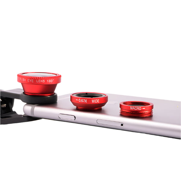 Phone Lens Fisheye 0.67X Wide Angle Zoom Camera Kit For Photography Enthusiasts Other Mobile Accessories