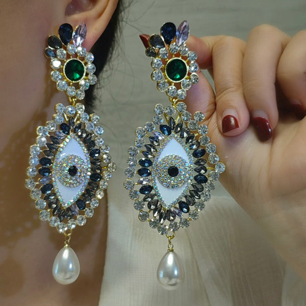 Eyelash Extensions Eye With Eyelashes Unique Earrings Women