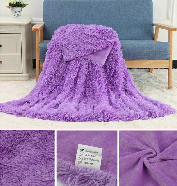 Lots Of Colours Three Sizes Super Soft Fluffy Warm Blanket Blankets