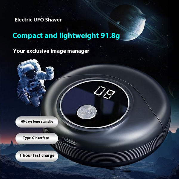 Usb Rechargeable Mini Electric Shaver With Led Display And Fully Washable Design Men's Shavers