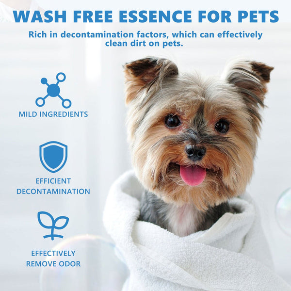 Pet Hair Daily Gentle Cleaning And Scented No Rinse Care Essence For Cats Dogs Dog Grooming