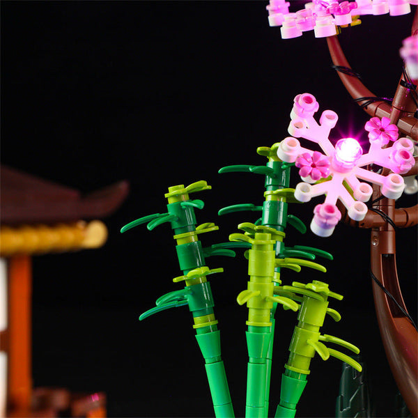 Yeabricks Is Compatible With Lego 10315 Peaceful Garden Building Blocks Led Lighting Creative Accessories And Assembled Building Toys Sets & Packs