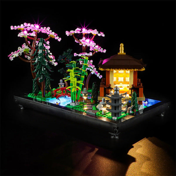 Yeabricks Is Compatible With Lego 10315 Peaceful Garden Building Blocks Led Lighting Creative Accessories And Assembled Building Toys Sets & Packs