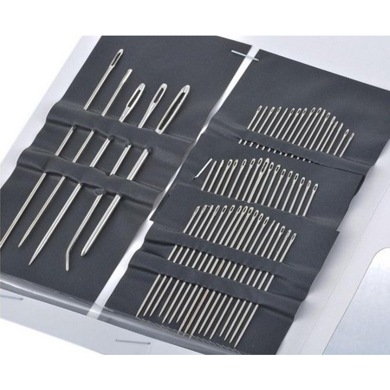 55 Pieces Stainless Steel Set With Different Sizes Plated 55Pcs Hand Sewing Needles