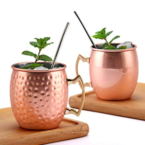 Mugs Copper Plated 550Ml Stainless Steel Coffee Cup