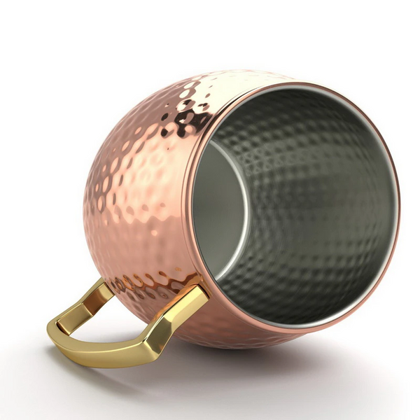 550Ml Moscow Mule Copper Mugs Metal Cup Stainless Steel Beer Wine tail & Liquor Glasses