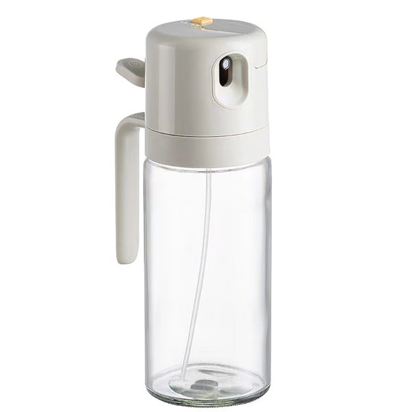 Elosung 550Ml Oil Sprayer And Pourer Bottle Dual Function For Cooking Oil & Vinegar Dispensers