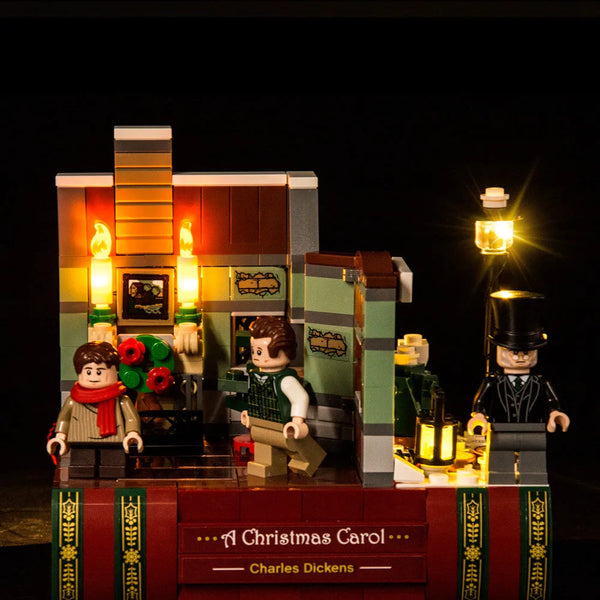 Vonado Compatible With Lego 40410 Lighting Pays Tribute To Charles Dickens' Christmas Carol Series Led Lights Building Toys Sets & Packs
