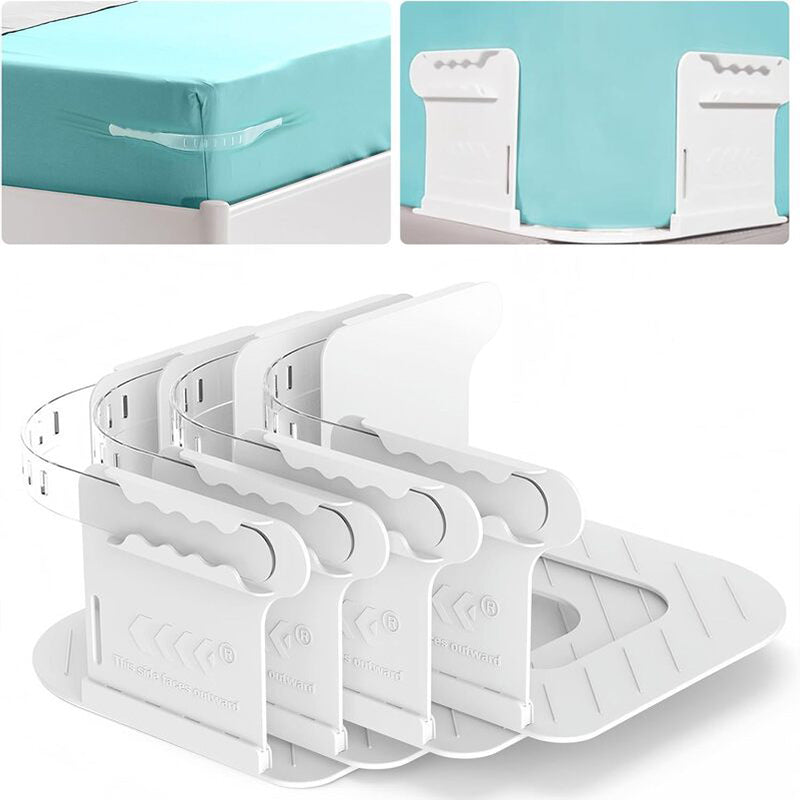 4 Piece Heavy Duty Sheet Grippers: Keep Tight No More Loose Sheets