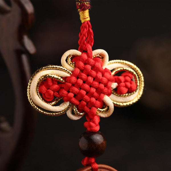 Car Interior Design Supplies Peach Wood Carved Lotus Guanyin Rearview Mirror Pendant Wall Hanging Wall Hangings