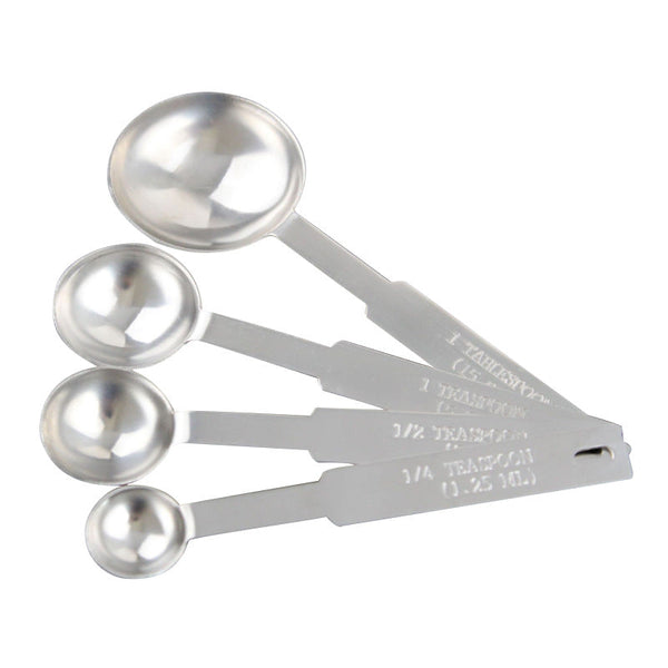 Set Of Stainless Steel Measuring Spoons Kitchen Tools Measuring Cups Jugs & Spoons